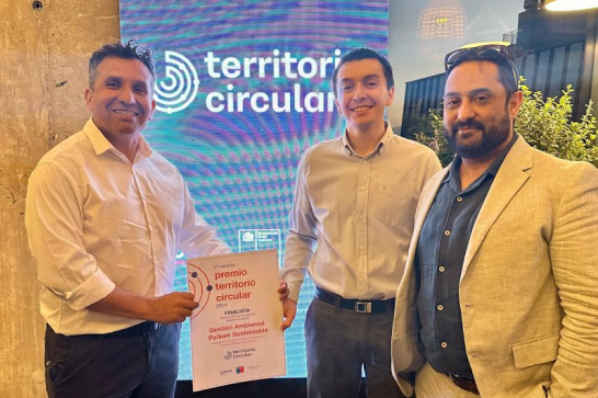 En este momento estás viendo TRESIN y Pañiwe son reconocidos por su solución de minería urbana en Territorio Circular 2024